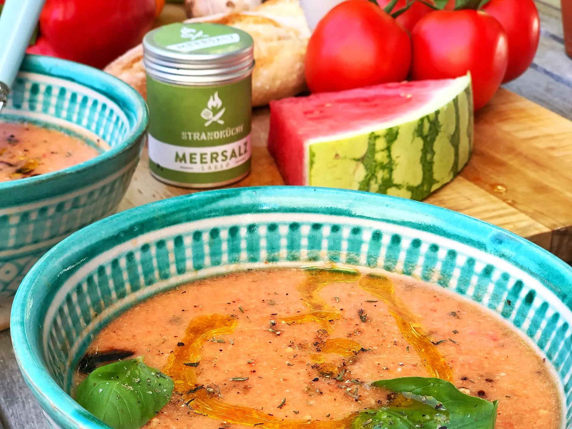 Gazpacho - kalte andalusische Gemüsesuppe