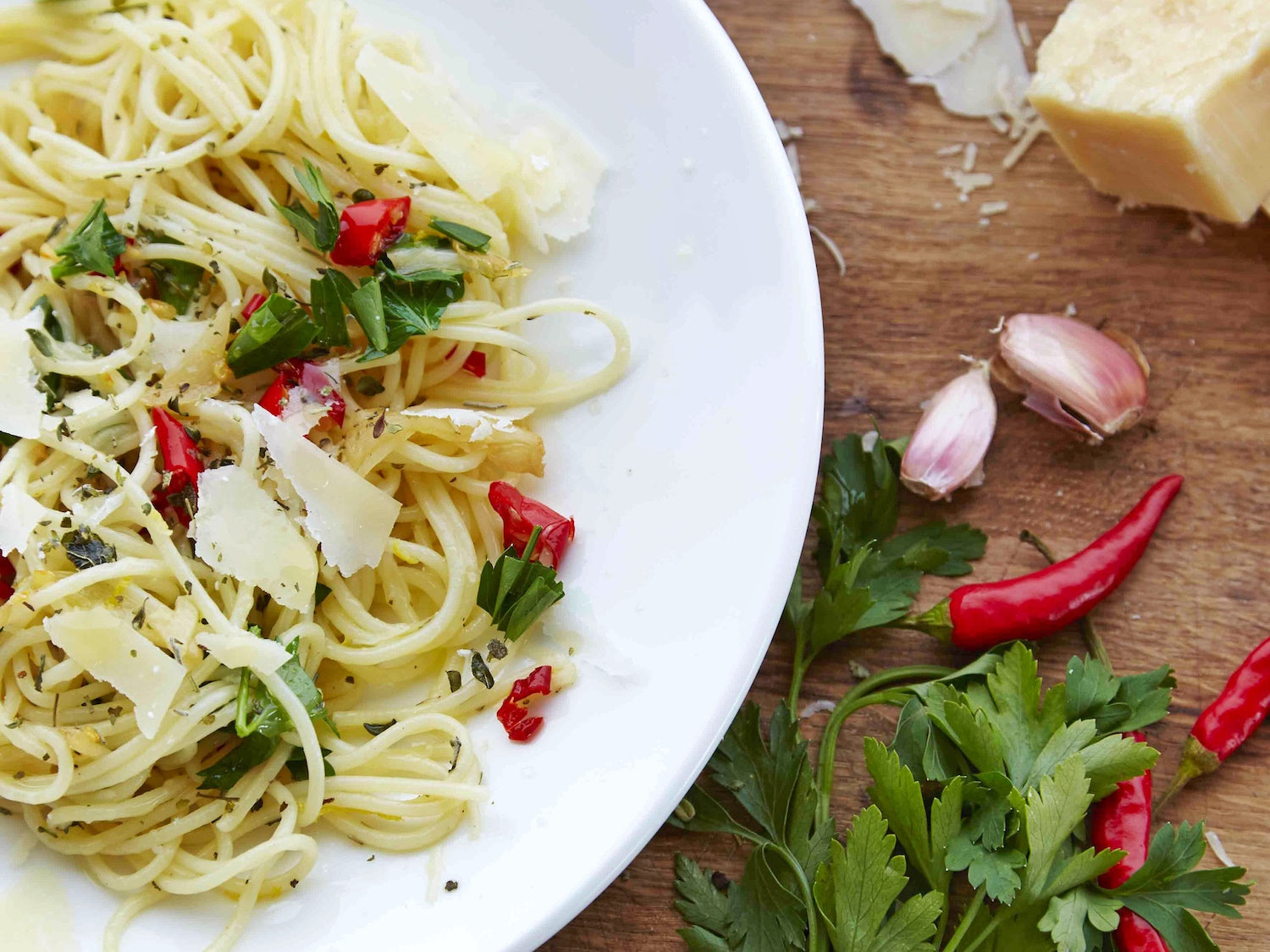 Pasta Aglio e Olio Strandküche