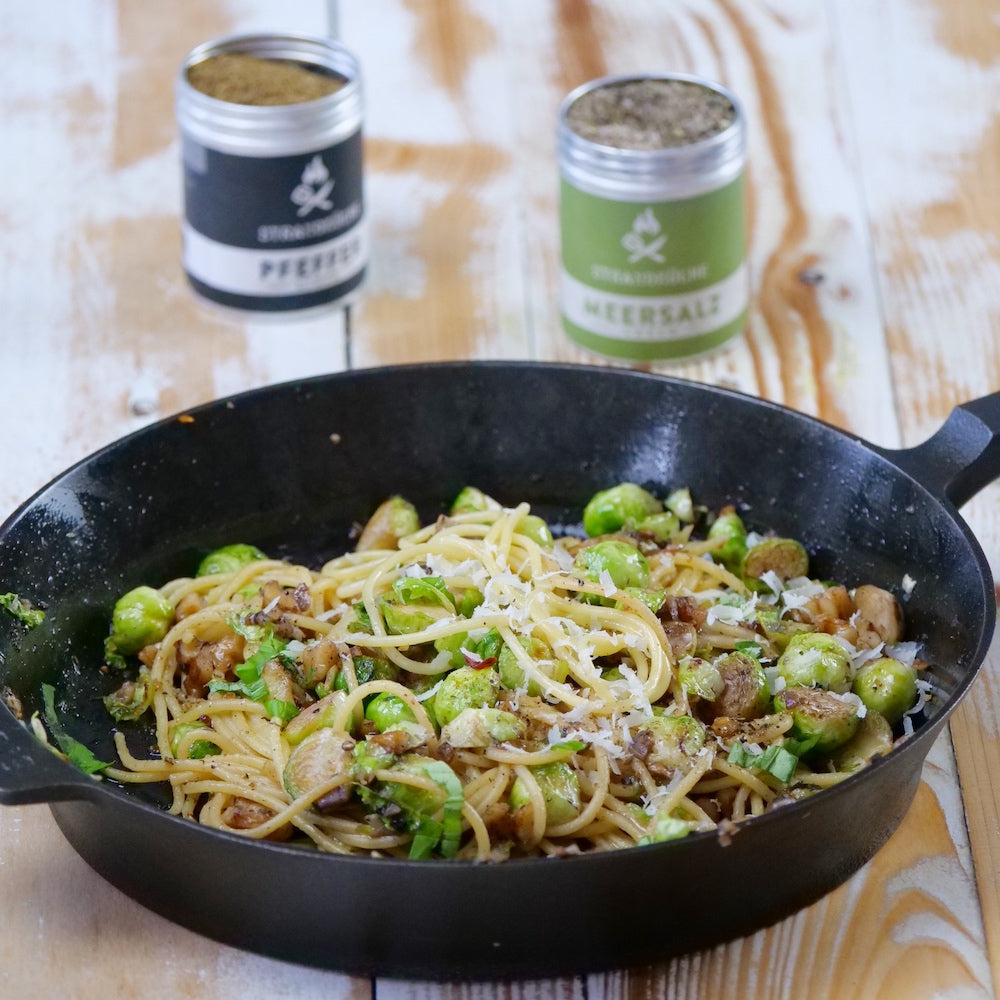 Rosenkohl-Pasta