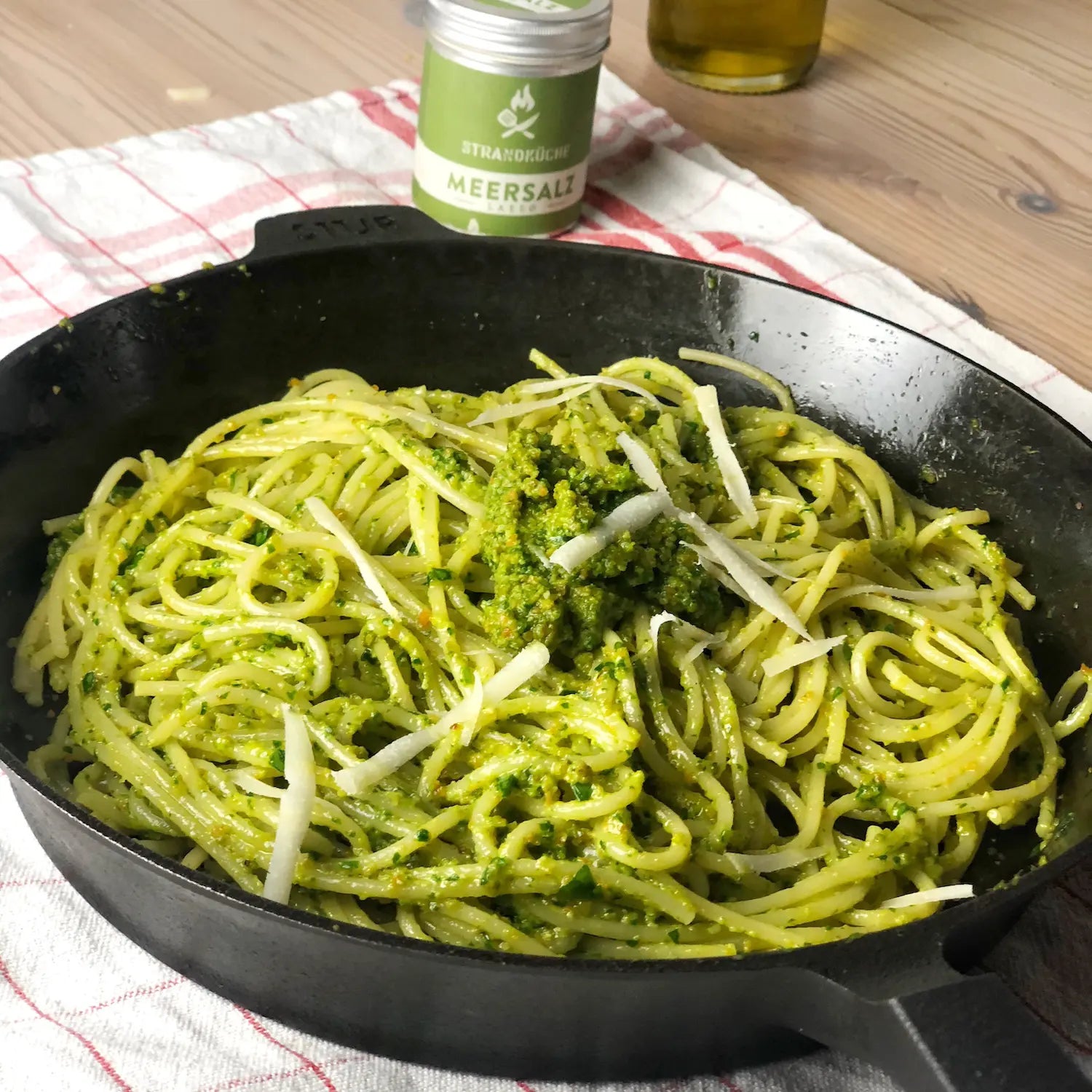 Bärlauch-Pesto-Pasta – Strandküche