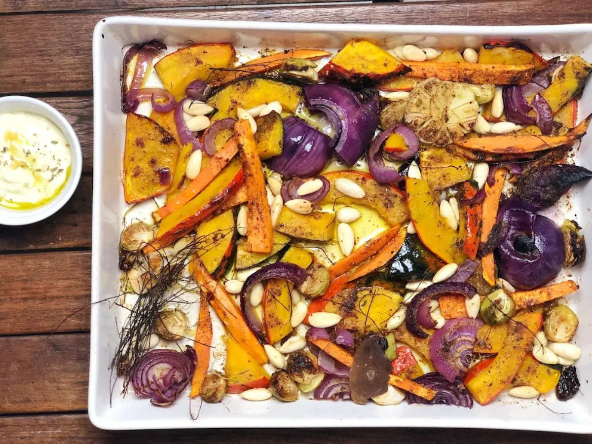 Sensationelles Kürbis-Ofengemüse