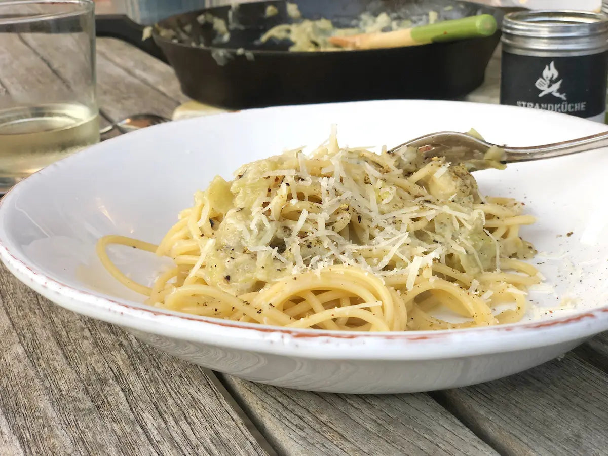 Sweet Leek Carbonara - Lauch Carbonara
