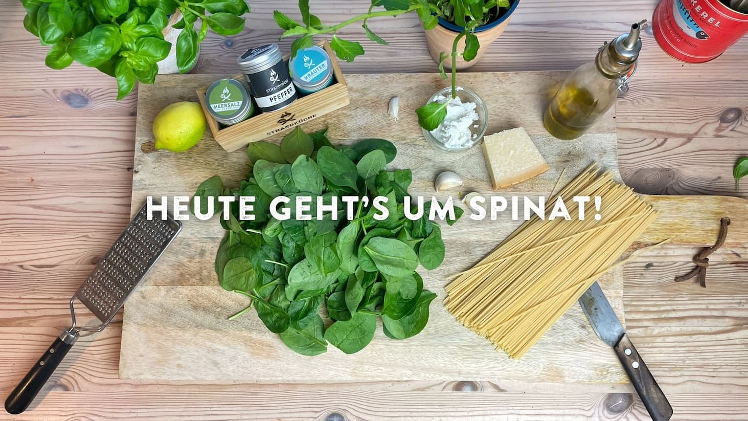 Heute geht's um Spinat