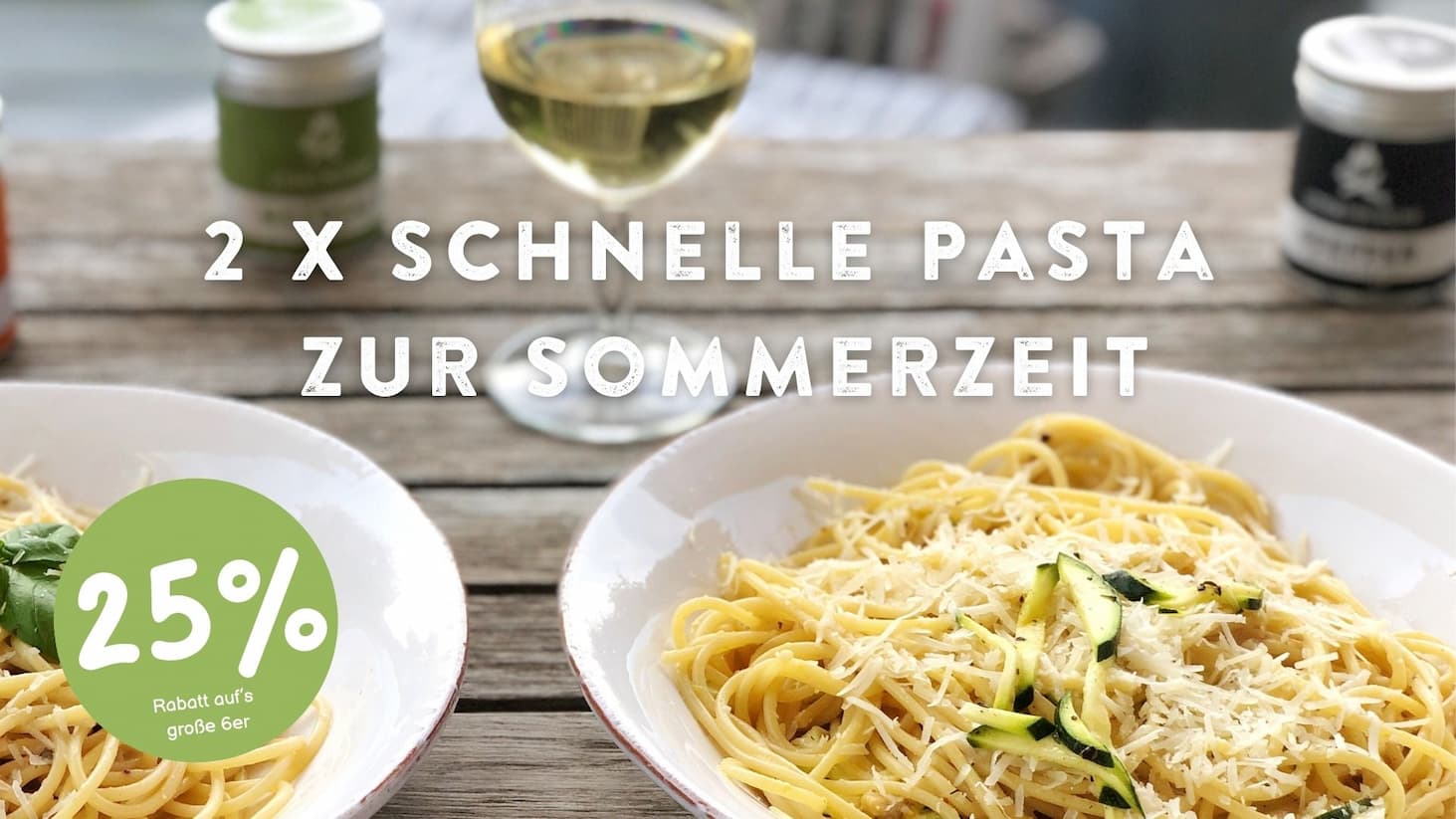 2 x schnelle Pasta zur Sommerzeit