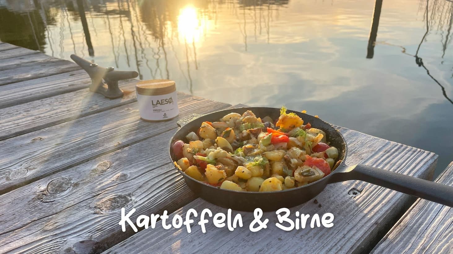Kartoffelpfanne mit Birne