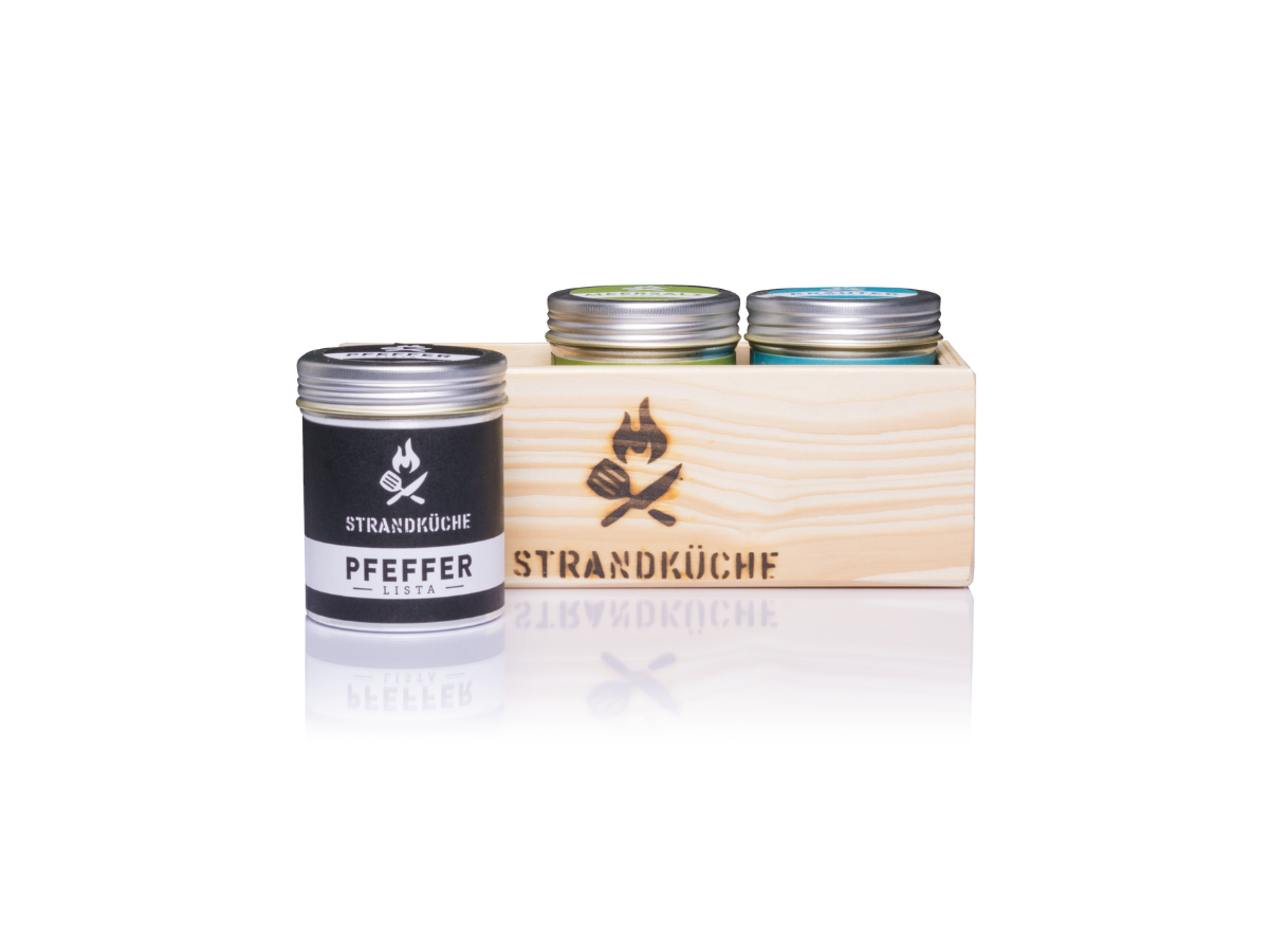 3er Gewürzsets, Basis-Gewürzmischungen Strandküche