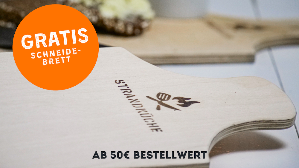 AKTION: Strandküche Schneidebrett Strandküche