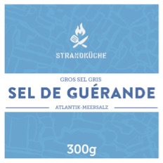 Sel de Guérande - Grobes, graues Meersalz aus der Bretagne - 300g - Strandküche